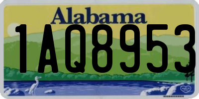 AL license plate 1AQ8953