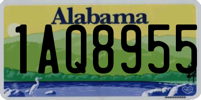 AL license plate 1AQ8955