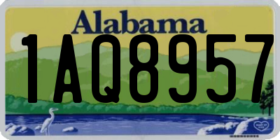 AL license plate 1AQ8957