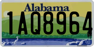 AL license plate 1AQ8964