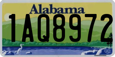 AL license plate 1AQ8972