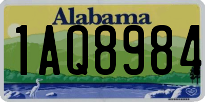 AL license plate 1AQ8984