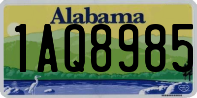 AL license plate 1AQ8985