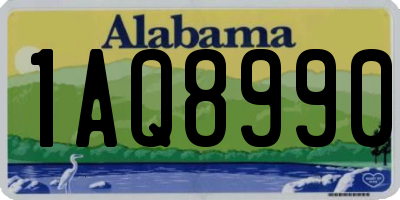 AL license plate 1AQ8990