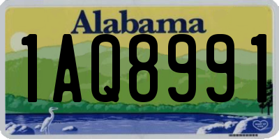 AL license plate 1AQ8991