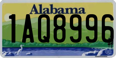 AL license plate 1AQ8996