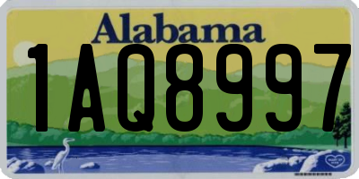 AL license plate 1AQ8997