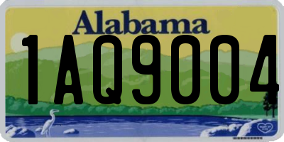 AL license plate 1AQ9004