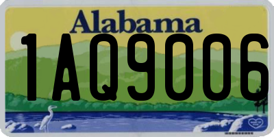 AL license plate 1AQ9006