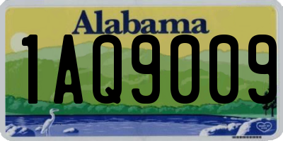 AL license plate 1AQ9009