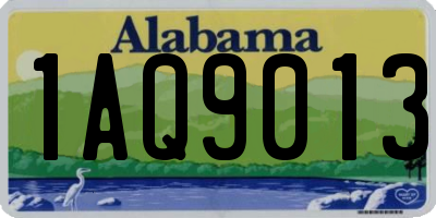 AL license plate 1AQ9013
