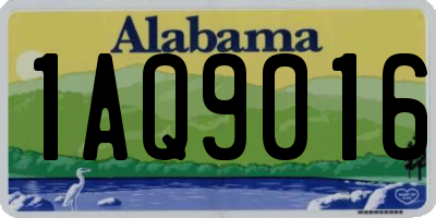 AL license plate 1AQ9016