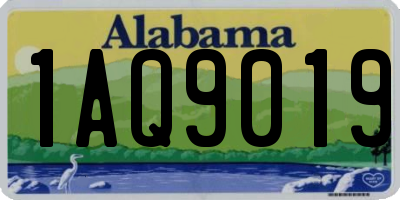 AL license plate 1AQ9019