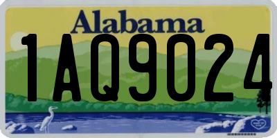 AL license plate 1AQ9024