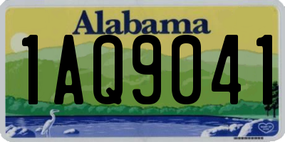 AL license plate 1AQ9041