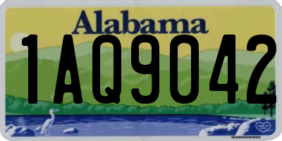 AL license plate 1AQ9042