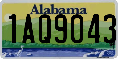 AL license plate 1AQ9043