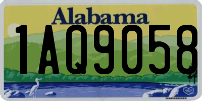 AL license plate 1AQ9058