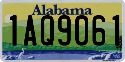 AL license plate 1AQ9061