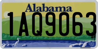 AL license plate 1AQ9063