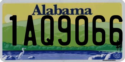 AL license plate 1AQ9066