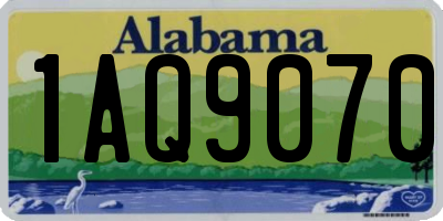 AL license plate 1AQ9070