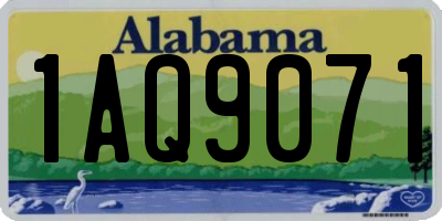 AL license plate 1AQ9071