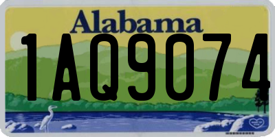 AL license plate 1AQ9074