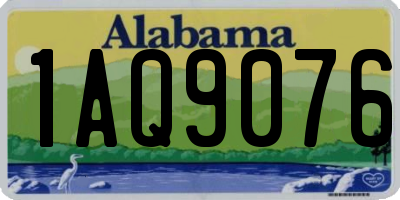 AL license plate 1AQ9076