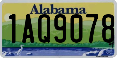AL license plate 1AQ9078