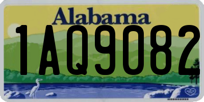 AL license plate 1AQ9082