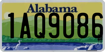 AL license plate 1AQ9086