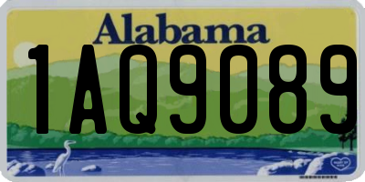 AL license plate 1AQ9089
