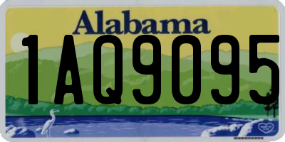 AL license plate 1AQ9095