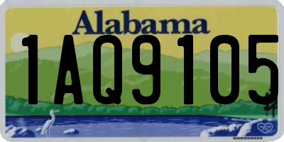 AL license plate 1AQ9105