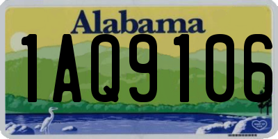 AL license plate 1AQ9106