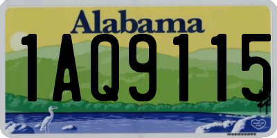 AL license plate 1AQ9115