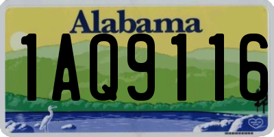 AL license plate 1AQ9116