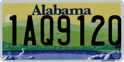 AL license plate 1AQ9120