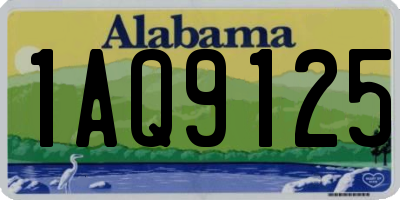 AL license plate 1AQ9125