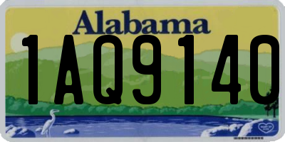 AL license plate 1AQ9140
