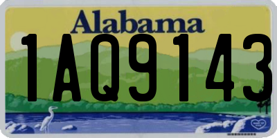 AL license plate 1AQ9143