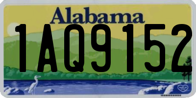 AL license plate 1AQ9152