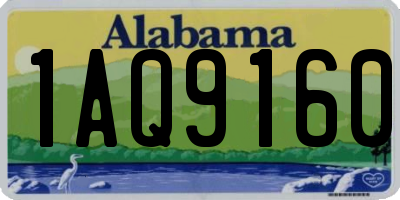 AL license plate 1AQ9160