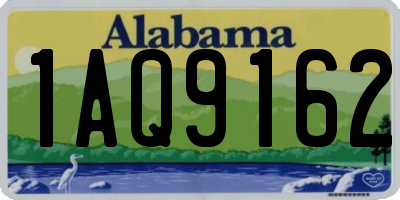 AL license plate 1AQ9162