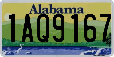 AL license plate 1AQ9167