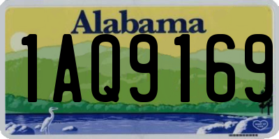 AL license plate 1AQ9169