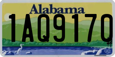 AL license plate 1AQ9170