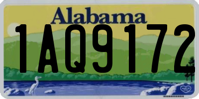 AL license plate 1AQ9172