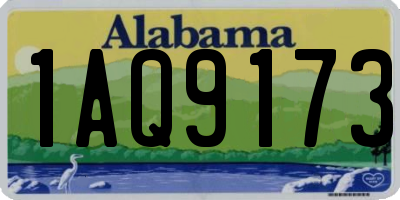 AL license plate 1AQ9173
